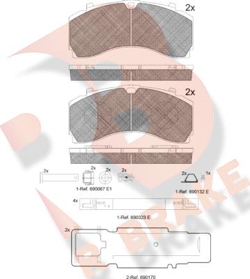 R Brake RB2124-073 - Jarrupala, levyjarru inparts.fi