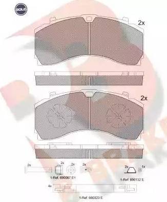 R Brake RB2124 G - Jarrupala, levyjarru inparts.fi