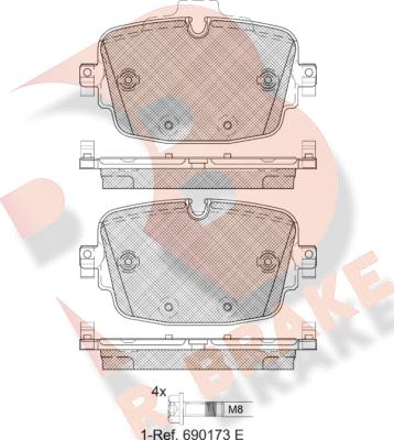 R Brake RB2341 - Jarrupala, levyjarru inparts.fi