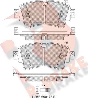 R Brake RB2256 - Jarrupala, levyjarru inparts.fi