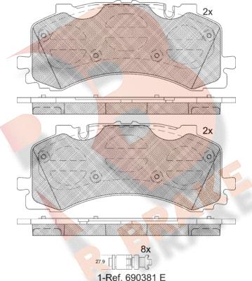 R Brake RB2281 - Jarrupala, levyjarru inparts.fi