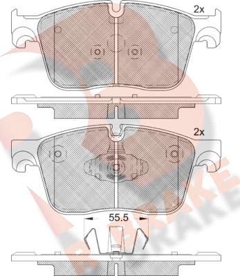 R Brake RB2238 - Jarrupala, levyjarru inparts.fi