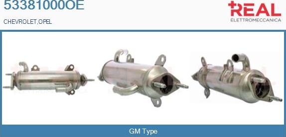 REAL 53381000OE - Jäähdytin,pakokaasukierrätys inparts.fi