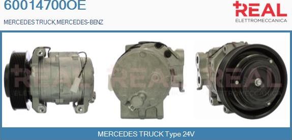 REAL 60014700OE - Kompressori, ilmastointilaite inparts.fi