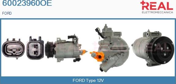 REAL 60023960OE - Kompressori, ilmastointilaite inparts.fi