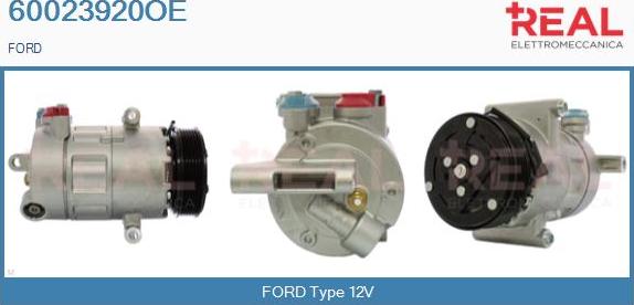 REAL 60023920OE - Kompressori, ilmastointilaite inparts.fi
