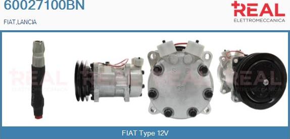 REAL 60027100BN - Kompressori, ilmastointilaite inparts.fi