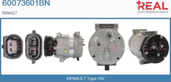 REAL 60073601BN - Kompressori, ilmastointilaite inparts.fi