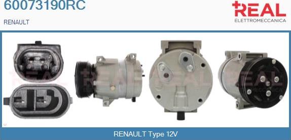 REAL 60073190RC - Kompressori, ilmastointilaite inparts.fi