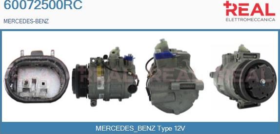 REAL 60072500RC - Kompressori, ilmastointilaite inparts.fi