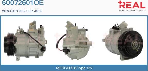 REAL 60072601OE - Kompressori, ilmastointilaite inparts.fi