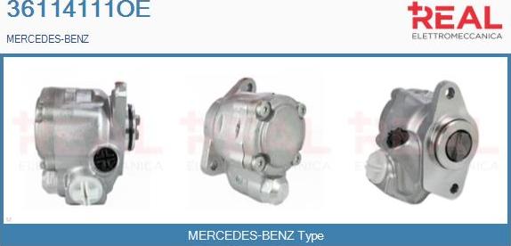 REAL 36114111OE - Hydrauliikkapumppu, ohjaus inparts.fi