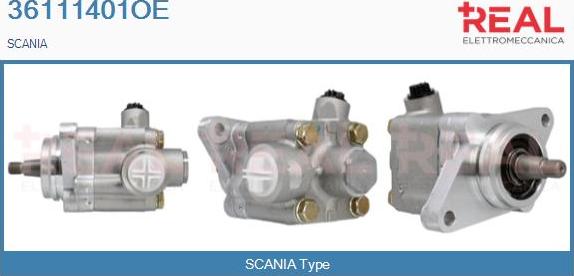 REAL 36111401OE - Hydrauliikkapumppu, ohjaus inparts.fi