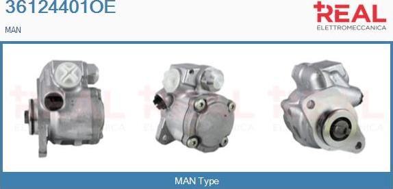 REAL 36124401OE - Hydrauliikkapumppu, ohjaus inparts.fi