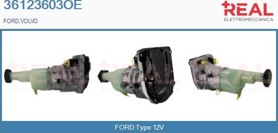 REAL 36123603OE - Hydrauliikkapumppu, ohjaus inparts.fi