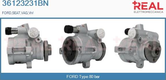 REAL 36123231BN - Hydrauliikkapumppu, ohjaus inparts.fi