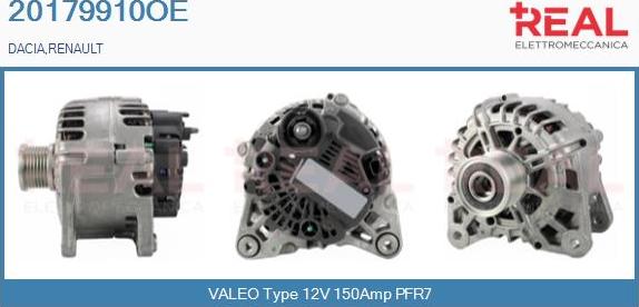 REAL 20179910OE - Laturi inparts.fi