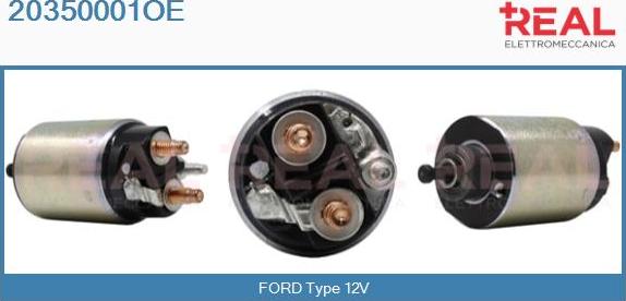 REAL 20350001OE - Magneettikytkin, käynnistin inparts.fi