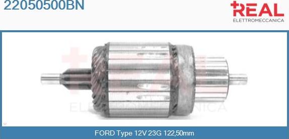 REAL 22050500BN - Ankkuri, käynnistinmoottori inparts.fi