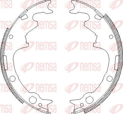 Remsa 4511.00 - Jarrukenkä inparts.fi