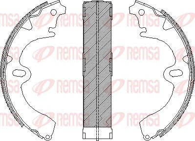 Remsa 4097.00 - Jarrukenkä inparts.fi