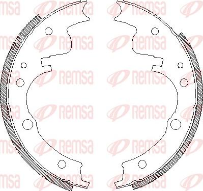 Remsa 4104.00 - Jarrukenkä inparts.fi