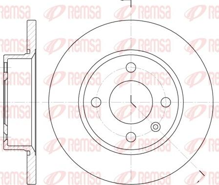 Remsa 6425.00 - Jarrulevy inparts.fi