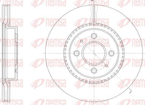 Remsa 61463.10 - Jarrulevy inparts.fi