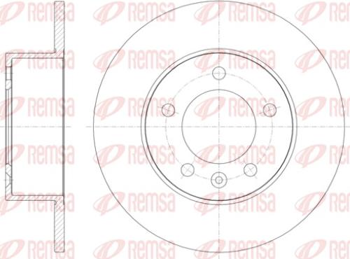 Remsa 61412.00 - Jarrulevy inparts.fi