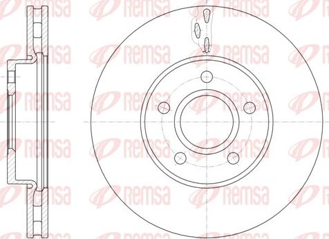 Remsa 61560.10 - Jarrulevy inparts.fi