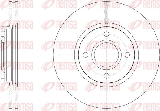 Remsa 61502.10 - Jarrulevy inparts.fi