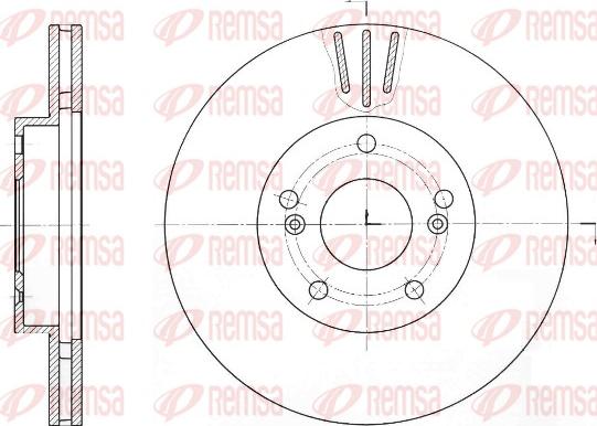 Remsa 61644.10 - Jarrulevy inparts.fi