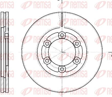 Remsa 61139.10 - Jarrulevy inparts.fi