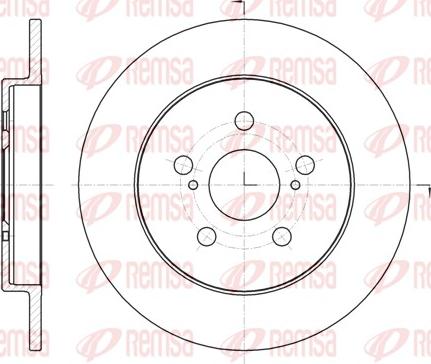 TOYOTA 4243102110 - Jarrulevy inparts.fi