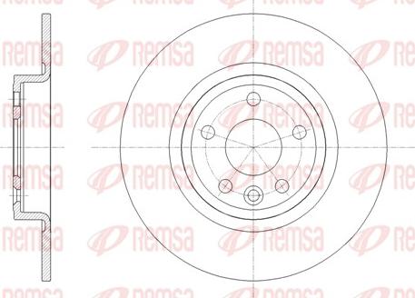 Remsa 61785.00 - Jarrulevy inparts.fi