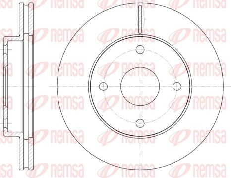 Remsa 62065.10 - Jarrulevy inparts.fi