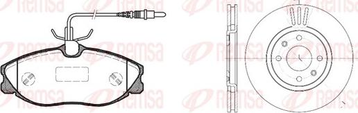 Remsa 8604.00 - Jarrupalasarja, levyjarru inparts.fi