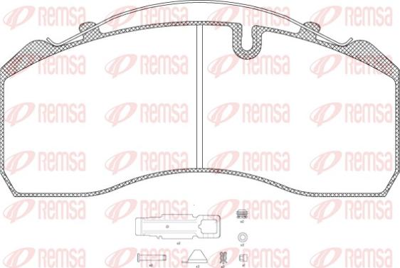 Remsa JCA 814.80 - Jarrupala, levyjarru inparts.fi