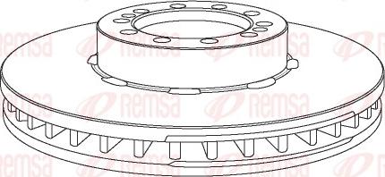 Remsa NCA1067.20 - Jarrulevy inparts.fi