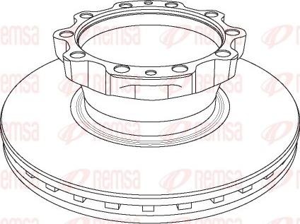 DT Spare Parts 020250247844 - Jarrulevy inparts.fi