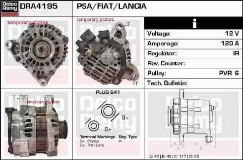 Remy DRA4195 - Laturi inparts.fi