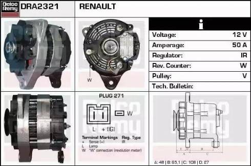 Remy DRA2321 - Laturi inparts.fi