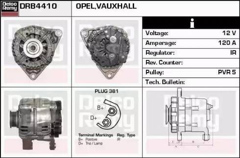 Remy DRB4410 - Laturi inparts.fi