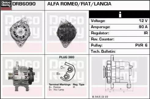 Remy DRB6090 - Laturi inparts.fi