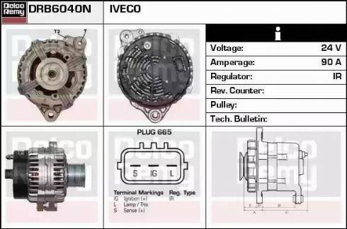 Remy DRB6040N - Laturi inparts.fi