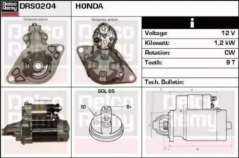 Remy DRS0204 - Käynnistinmoottori inparts.fi