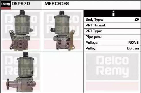 Remy DSP970 - Hydrauliikkapumppu, ohjaus inparts.fi