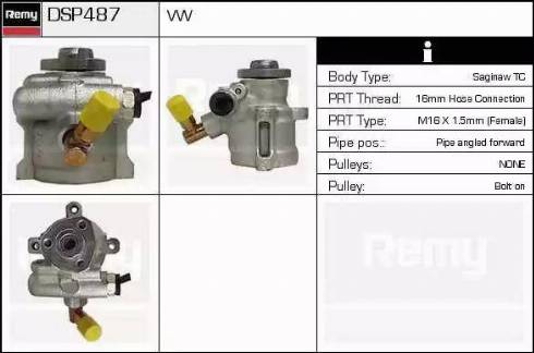 Remy DSP487 - Hydrauliikkapumppu, ohjaus inparts.fi