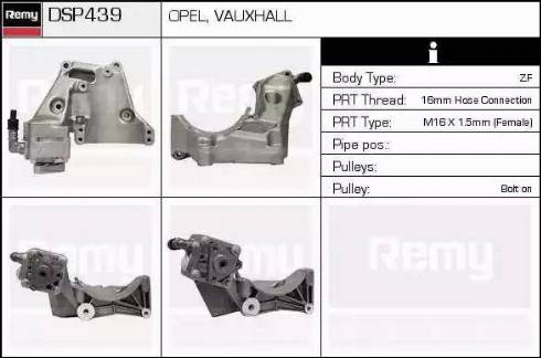 Remy DSP439 - Hydrauliikkapumppu, ohjaus inparts.fi