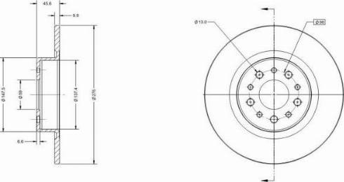 Triscan 4624.0110-0283.1 - Jarrulevy inparts.fi